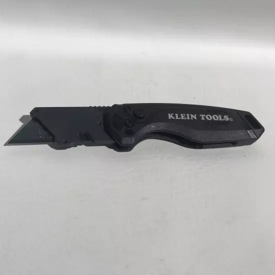 Klein Tools 44302 BLACK Flickblade Folding Utility Knife Customized Dyed Scales