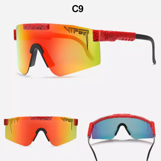 Integrated Lenses Polarized Sunglasses Wind Goggles Cycling Eyewear