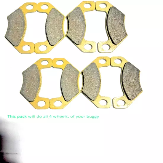 BAD BOY BUGGY BRAKE PADS AMBUSH RECOIL, COMPLETE SET FOR WHOLE BUGGY 8 pads