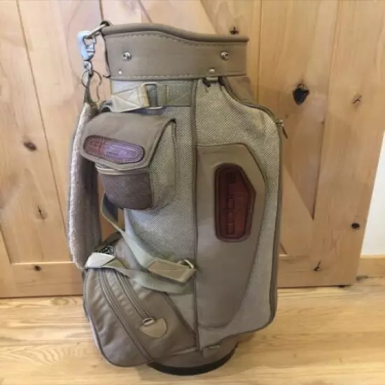 King Cobra by Belding Sports Vintage Canvas Outback Beige Standing Golf Bag