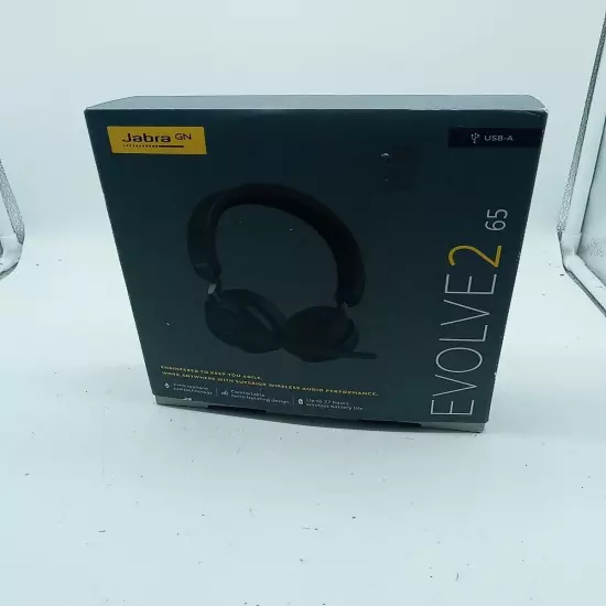 Jabra Evolve2 65 Stereo Wireless Headset W/ USB