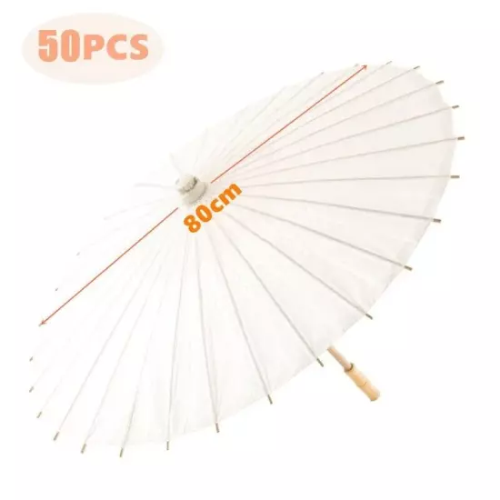 30/40/50PCS Parasol Umbrellas Wedding Photo Cosplay Prop Bridal Baby Party Craft