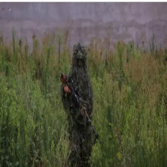 New SALE! Ghillie Suit Camo Woodland Camouflage Forest Hunting 3D 4-Piece + Bag