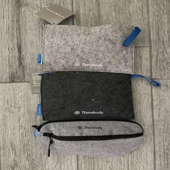 New United Airlines Polaris Therabody Travel Amenity Kit Bag - Lot of 4