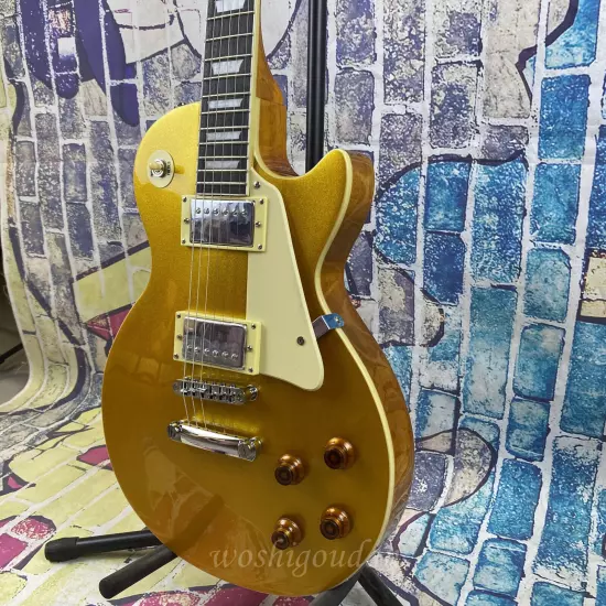 2010 LP Traditional Gold Top Electric guitar solid mahogany chrome hardware