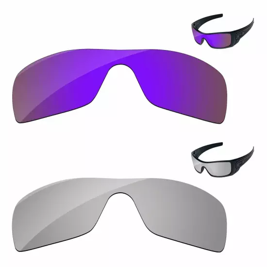 Lensology Polarized Replacement Lenses For-Oakley Batwolf OO9101 Multi-Options