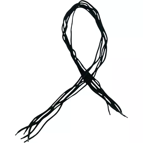 Bolo Tie Strings - Black Nylon String 37" - LOT of 5