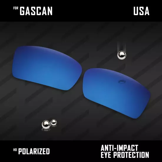 Anti Scratch Polarized Replacement Lenses for-Oakley Gascan OO9014 Options