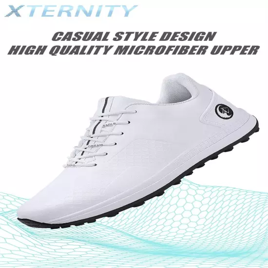 Comfortable Golf Shoes Men's Non-Slip Sneakers Waterproof Spikeless Golf Shoes