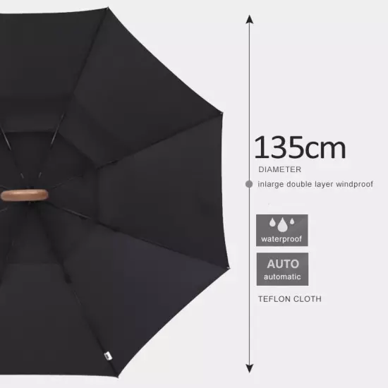 Ergo Bristol Walking Umbrella - Windproof XL