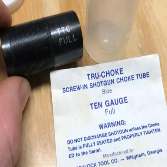 Tru Choke TruLock Choke Tube 10 gauge Full F ga