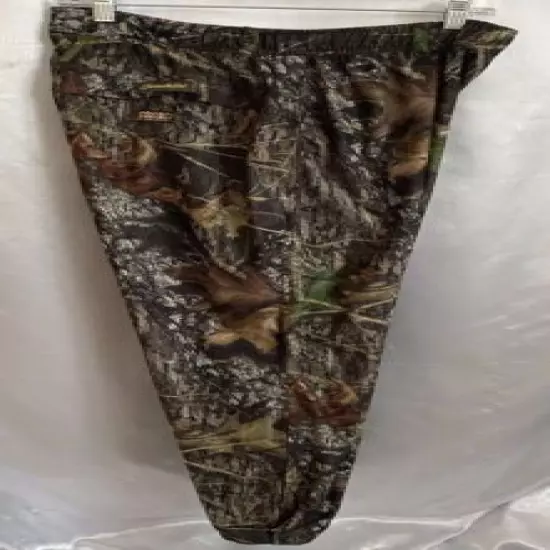 GAMEHIDE GAME HIDE HUSH HIDE SOFT SILENT FABRIC CAMO HUNTING PANTS XL EUC! PNT