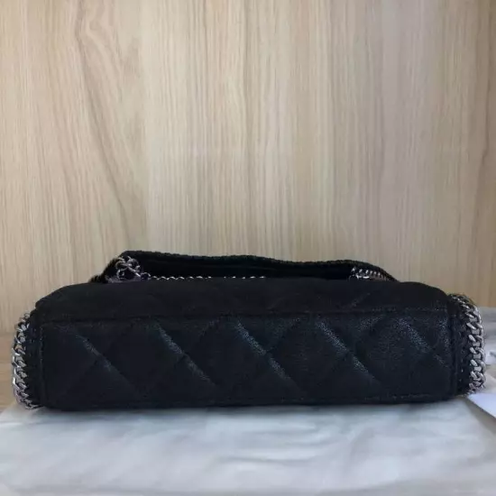 NEW STELLA McCARTNEY Falabella shoulder bag Black women's bag check