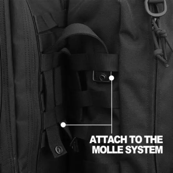 Tactical Large Capacity Molle Pouch Multi-Purpose Waist Pack for Camping Hiking