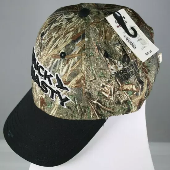 DUCK DYNASTY MENS ADJUSTABLE STRAP HAT 3D EMBROIDERED CAMOUFLAGED HUNTING NEW