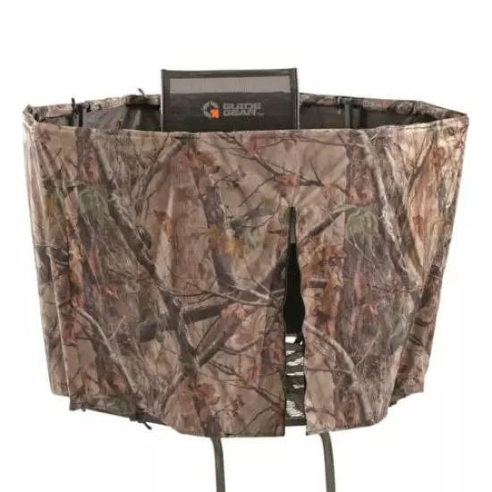 Half Hunting Blind For Tripod Durable Weather Resistant shell Zippered Entrance