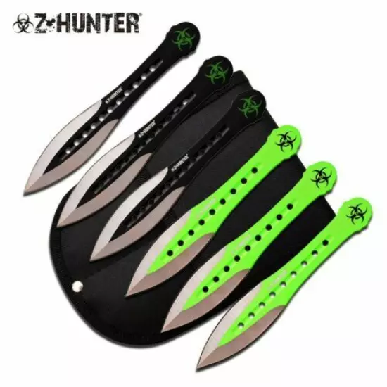 MTech Z HUNTER ZOMBIE HUNTER Knife, Axe, Throwing knives set Bundle NEW