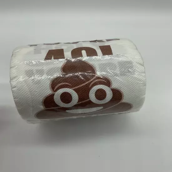 Happy 40th Birthday Gifts, 3-Ply Funny Toilet Paper Roll, Holy Poop You'Re 40th