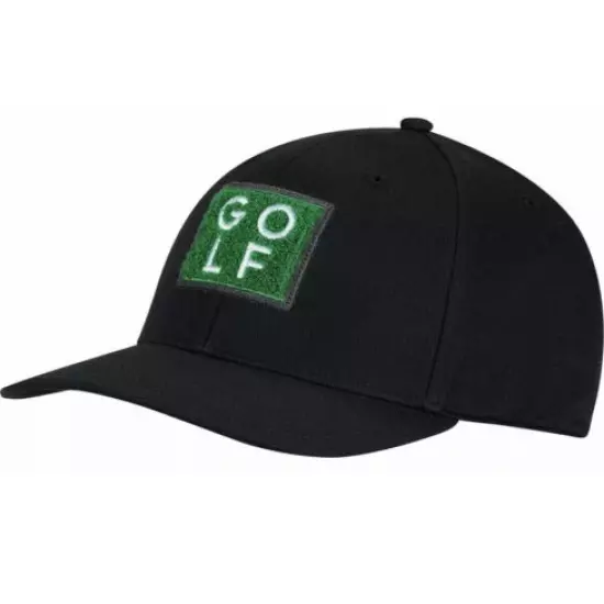 Adidas PGA Tiger Style Golf Green Turf Ryder Cup Snapback Black Trucker Hat Cap 