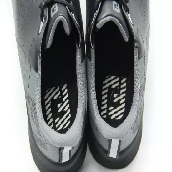 FootJoy Fuel Spikeless Golf Shoes Mens 11.5 Black Gray Medium 55451 Stratolite