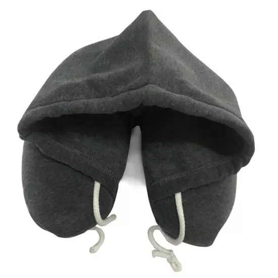 U-Shaped Hooded Neck Pillow w/ Hoodie Cover