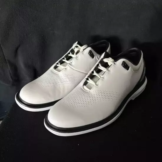 NIKE Air Jordan ADG 4 White Black Golf Shoes Cleats Men's Size 7 DM0103-110