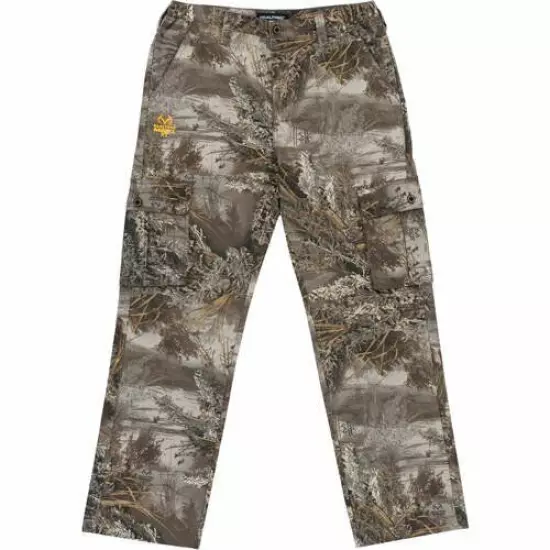 Realtree Max-1 XT Mens Hunting Cargo Camo Pants Draw Cord Size 3XL XXXL 48-50