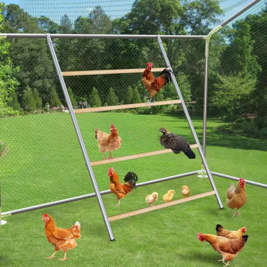 Chicken Perch, Chicken Coop Strong Roosting Bars, Large Chicken Roosting Ladder