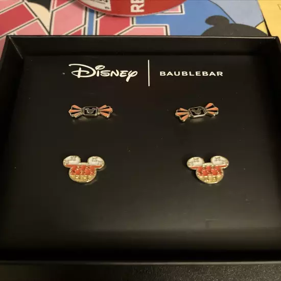 Baublebar x Disney Halloween Earrings Pair Candy Corn Mickey Mouse Candy Piece