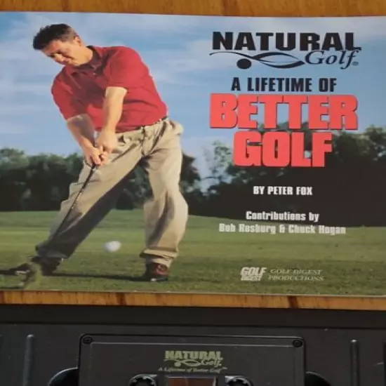 Vintage Natural Golf Bob Roseburg Cassette & VHS