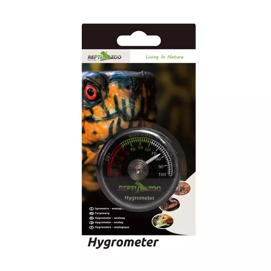 Reptile Terrarium Hygrometer,Dial Gauges Pet Rearing Box Hygrometer