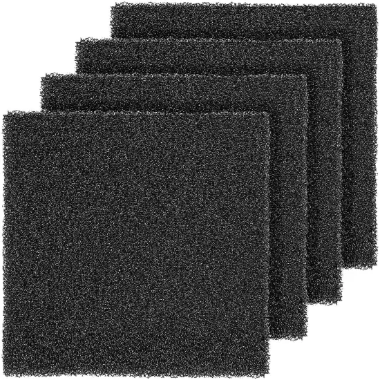 Aquarium Bio Sponge Foam Filter Media Pad for Fish Tank Sump Pond Cotton Black