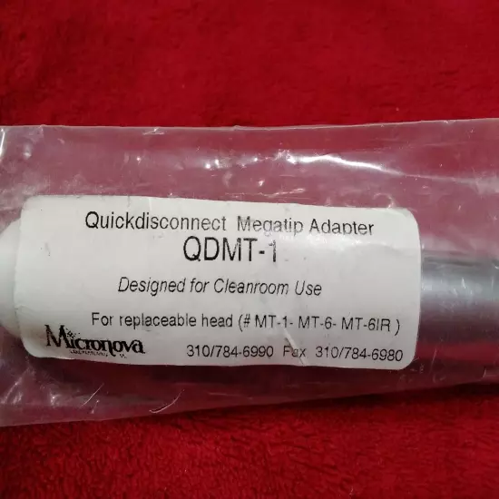 Micronova - QDMT-1 Quickdisconnect Megatip Adapter ONLY -- FREE SHIPPING