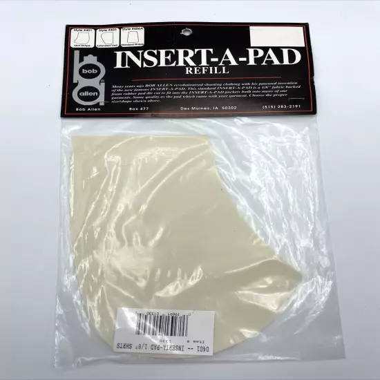 Bob Allen Insert-A-Pad Refill Style #401- NEW SEALED