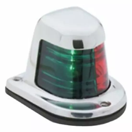 Attwood Corporation 66318-7 Red/Green Stainless Steel Bow Light