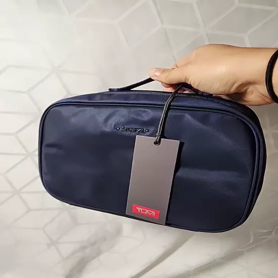 TUMI Lima Travel Toiletry Kit Blue Hanging Organizer NWT Brand New 0481846IND