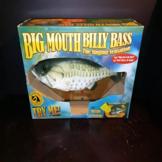 Vintage Big Mouth Billy Bass / The Singing Sensation 1999 NEW IN ORIGINAL BOX!