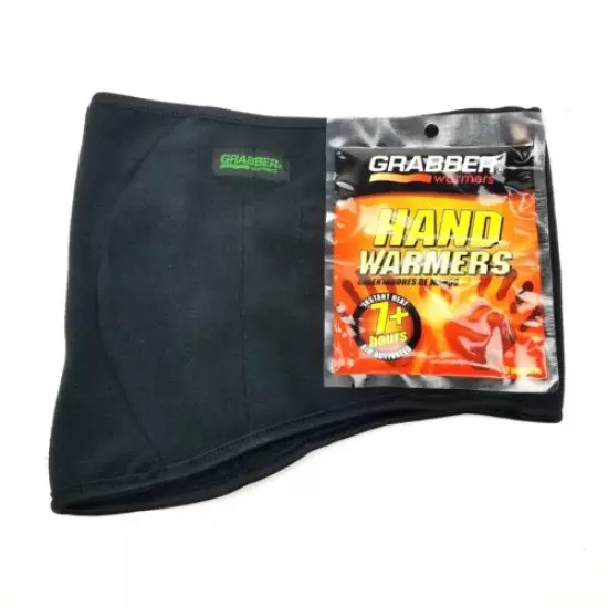  GRABBER Mens/ Womens Heated Neck GAITOR Black One Size NECK /HEAD WARMERS NEW 