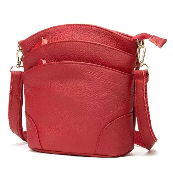 Genuine Leather Women Messenger Bags Crossbody Shoulder Bag Handbags for Girls