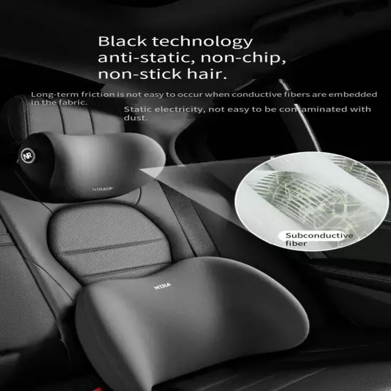 Car Neck Pillow Protection Lumbar Backrest Cushion Lumbar Headrest Cushion