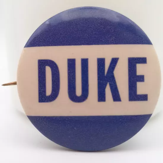 Vintage Duke University Pinback Button College Sports North Carolina Souvenir