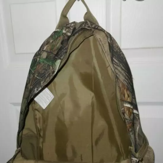 Mossy Oak Camo Backpack w/Padded Straps w/Netted Side 2 Compartments