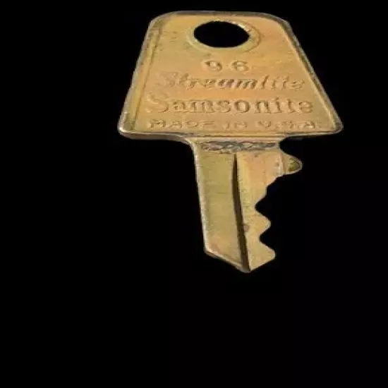 Samsonite Streamlite Luggage Key Vintage # 96