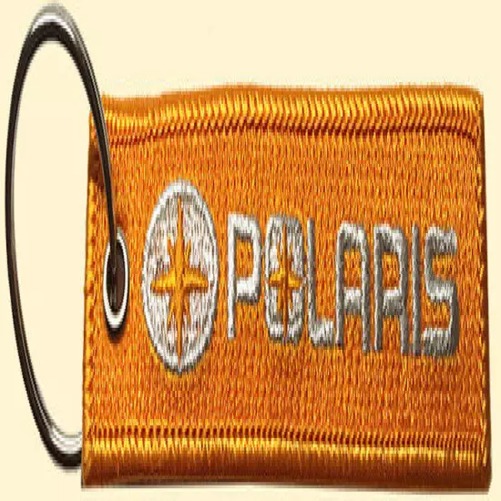 Polaris Embroidered Key Chain, for snowmobiles, off road, motorcycles, ATV 