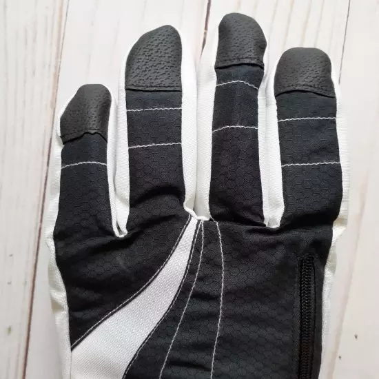 Grand Sierra Women's Bec-Tec Tusser Snowboarding Gloves White Black Size L