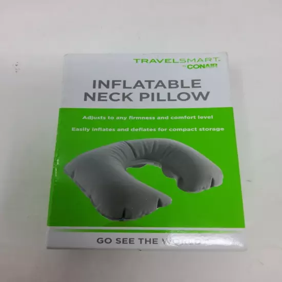 P4200 TRAVEL SMART BY CONAIR Inflatable Neck Rest/Pillow for Travel