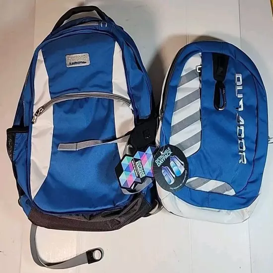 Outdoor Revolution Detachable Backpack Blue Silver NWT 