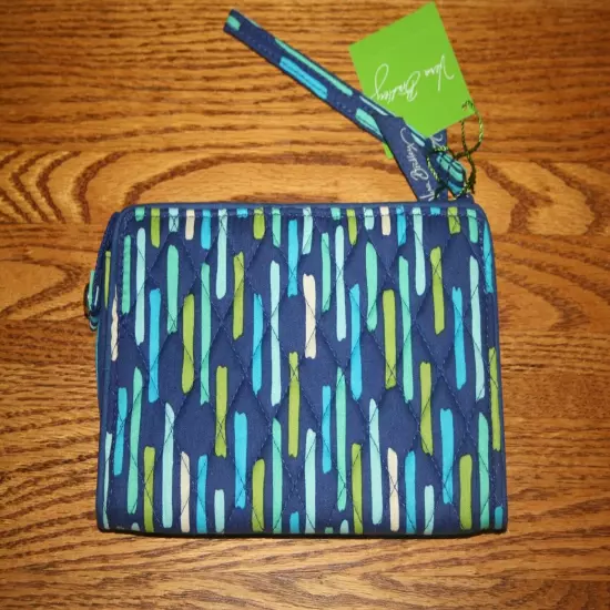 Vera Bradley FRONT ZIP WRISTLET wallet credit card holder case clutch travel NEW