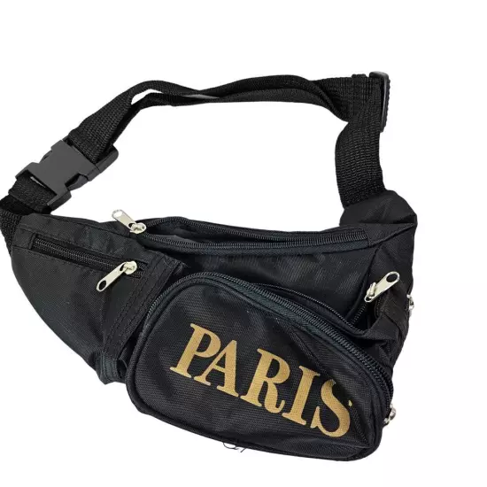 Stylish Paris Fanny Pack for Everyday Adventure Black Travel