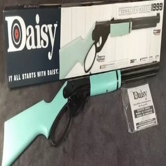 Daisy Western Sky Carbine BB Gun 350 FPS .177 CAL Light Weight Blue Air Rifle 